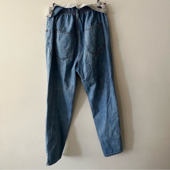 Urban Outfitters BDG High Waisted Fold Over Mom Jeans Relaxed Fit Cotton 28 - Picture 5 of 16